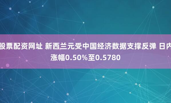 股票配资网址 新西兰元受中国经济数据支撑反弹 日内涨幅0.50%至0.5780